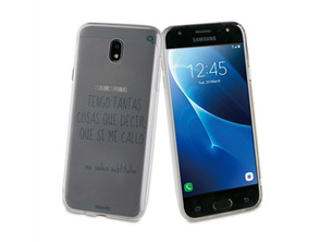 TPU trasparente Sottotitoli per Samsung Galaxy J5 2017 parole