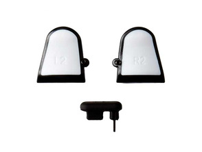 Acquista 3 in 1 Adjustable Trigger Dualshock 4 (L2 / R2) Project Design Bianco 3 in 1 Adjustable Trigger Dualshock 4 (L2 / R2) Project Design Bianco