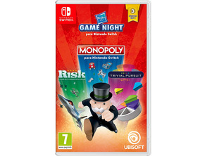Hasbro Game Night (Monopoly + Rischio + Inseguimento Triviale) Switch