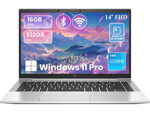 HP Elitebook 840 G7 14 I7 (10a GEN)16GB RAM 256GB SSD WIN.11 + Tastiera ricondizionata Grado A+