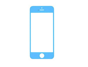 Front Glass for iPhone 5/5S/5C/SE Light Blue