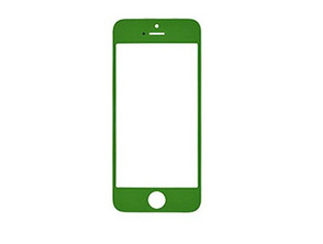 Acquista Front Glass for iPhone 5/5S/5C/SE Verde Front Glass for iPhone 5/5S/5C/SE Verde