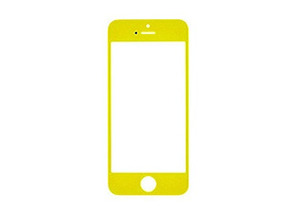 Front Glass for iPhone 5/5S/5C/SE Giallo