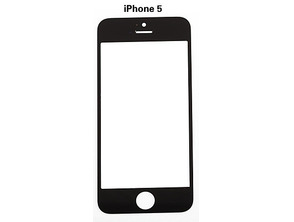 iPhone 5/5S/5C/SE Front Glass Black