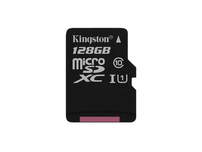 Kingston 128gb microsdxc tela seleziona 80r cl10 uhs-i singolo