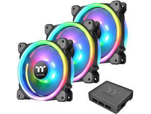 Acquista Kit 3 Ventiladores Thermaltake Riing Trio 14 cm RGB Kit 3 Ventiladores Thermaltake Riing Trio 14 cm RGB