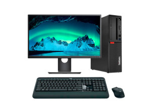 Lenovo ThinkCentre M720S SFF i7 16GB RAM 500GB NVMe 24" Repacked