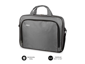 Maletín Subblim Oxford para Portátiles hasta 12,5 " Gris