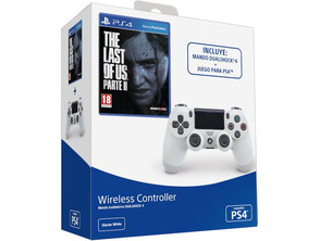 Acquista Mando Dualshock 4 Glacier White + The Last of Us II Mando Dualshock 4 Glacier White + The Last of Us II