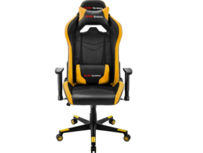 Mars gaming chair mgc3 nero/amaril pro, 2cushions