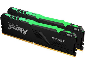 Acquista Memoria RAM Kingston Fury Beast RGB 32 GB (2x16GB) 3600 MHz Memoria RAM Kingston Fury Beast RGB 32 GB (2x16GB) 3600 MHz