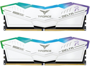 Acquista Memoria RAM TeamGroup Delta White RGB 32GB (2x16GB) DDR5 6400 MHz Memoria RAM TeamGroup Delta White RGB 32GB (2x16GB) DDR5 6400 MHz