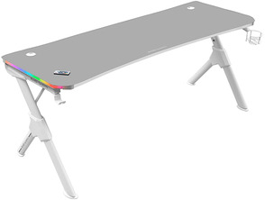 Mesa Gaming Mars Gaming MGD RGB XL White 160x60cm