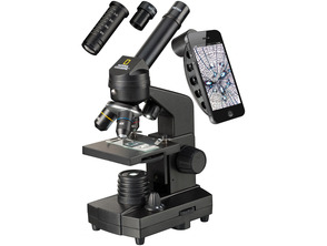 Acquista Microscopio Bresser National Geographic 40x-1280x Con soporte para Smartphone Microscopio Bresser National Geographic 40x-1280x Con soporte para Smartphone