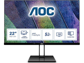 Acquista Monitor AOC 22V2Q 21,5 " Full HD Negro Monitor AOC 22V2Q 21,5 " Full HD Negro