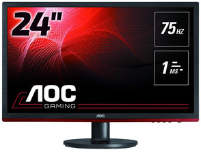 Acquista Monitor Gaming AOC G2460VQ6 24 " Full HD Multimedia Negro Monitor Gaming AOC G2460VQ6 24 " Full HD Multimedia Negro