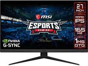 Monitor di gioco MSI Optimx G273QF 27 "Black LED