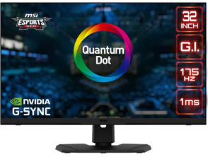 Monitor LED MSI Optix MPG321QRF 32 '' QD Negro