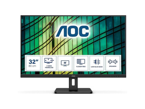 Monitoraggio professionale AOC U32E2N 31.5 "4K Multimedia Nero