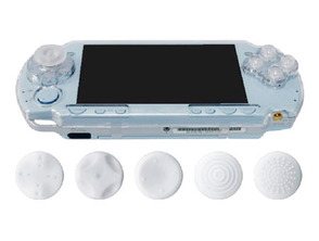 Multifunctional Stick Crystal Cover Advance White PSP Slim