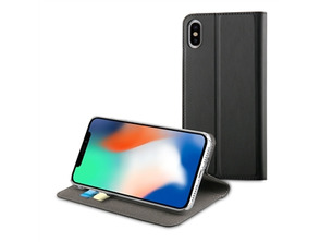 Folio iPhone XS Max Supporto Nero Muvit