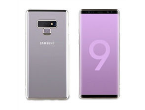 Cover Samsung Galaxy Note 9 Bling Trasparente Cornice D'Argento