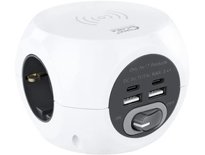 Acquista Nanocable Base de 3 enchufes / 4 USB/Carga inalámbrica Nanocable Base de 3 enchufes / 4 USB/Carga inalámbrica