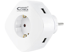 Acquista Nanocable Cargador Universal 3 tomas USB Nanocable Cargador Universal 3 tomas USB