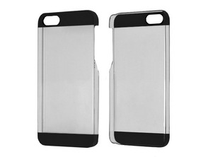 Transparent Plastic Case for iPhone 5/5S Nero