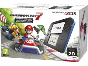 Nintendo 2DS Blu/Nero + Mario Kart 7
