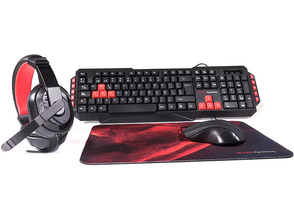 Acquista Confezione Mars Gaming MRCP1 (Teclado + Ratón + Auriculares + Alfombrilla) Confezione Mars Gaming MRCP1 (Teclado + Ratón + Auriculares + Alfombrilla)