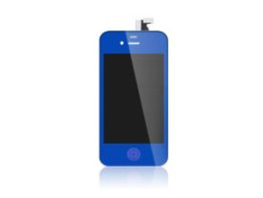 Full Screen for iPhone 4S Metallic Blue