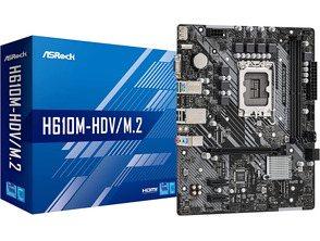 Acquista Placa Base Asrock 1700 H610M-HDV/M2 Placa Base Asrock 1700 H610M-HDV/M2