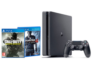 Acquista Playstation 4 Slim (500Gb) + Call of Duty Infinite Warfare + Uncharted 4 Playstation 4 Slim (500Gb) + Call of Duty Infinite Warfare + Uncharted 4