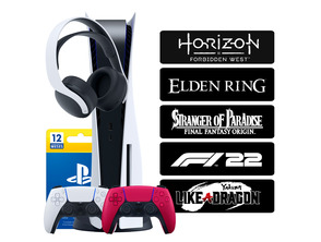 Acquista Playstation 5 (1TB) + 2 Dualsense + 5 Juegos + Accesorios Playstation 5 (1TB) + 2 Dualsense + 5 Juegos + Accesorios