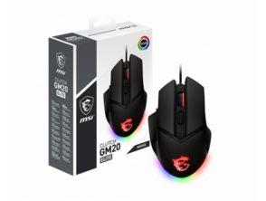 Ratón MSI Clutch GM20 Óptico 6400 DPI