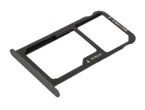 Dual SIM Card Tray for Huawei P9 Lite Black