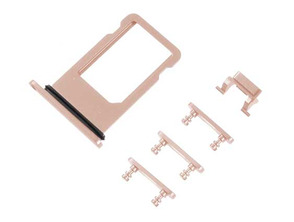 Acquista Vassoio scheda SIM  + Set di Pulsanti Laterali - iPhone 8 Plus Oro Vassoio scheda SIM  + Set di Pulsanti Laterali - iPhone 8 Plus Oro