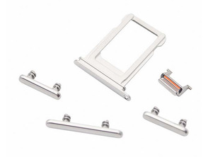 Acquista Vassoio scheda SIM  + Set di Pulsanti Laterali  - iPhone X Bianco Vassoio scheda SIM  + Set di Pulsanti Laterali  - iPhone X Bianco