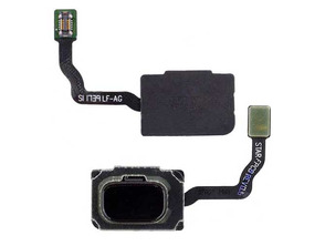 Pulsante Home + Flessione di montaggio Samsung Galaxy S9 / S9 Plus - Nero