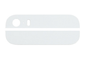 Top Bottom Glass for iphone 5S Bianco
