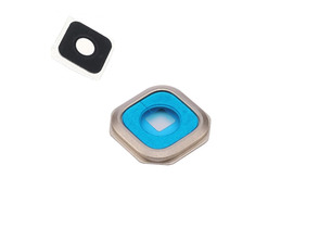 Rear Camera Lens Cover with Sticker+Glass Lens for Samsung Galaxy A7100 Gold