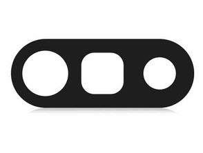 ﻿Rear Camera Lens Cover for LG G5 Black