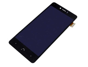 Acquista Full Front Replacement BQ Aquaris U Black/Anthracite Grey Full Front Replacement BQ Aquaris U Black/Anthracite Grey