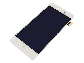 Full Front Replacement BQ Aquaris U Plus White/Gold