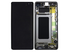 Parte di ricambio Schermo Completo con Cornice Samsung Galaxy S10 Plus Nero