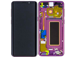 Sostituzione Full Screen   Frame Per Samsung Galaxy S9 Viola