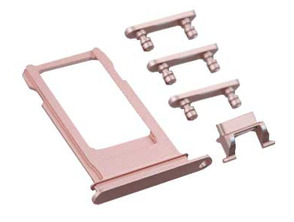 Acquista Vassoio scheda SIM  + Set di Pulsanti Laterali iPhone 7 Rose Gold Vassoio scheda SIM  + Set di Pulsanti Laterali iPhone 7 Rose Gold
