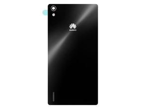 Back Cover with Sticker for Huawei P7 Black