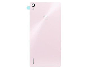 Back Cover with Sticker for Huawei P7 Pink